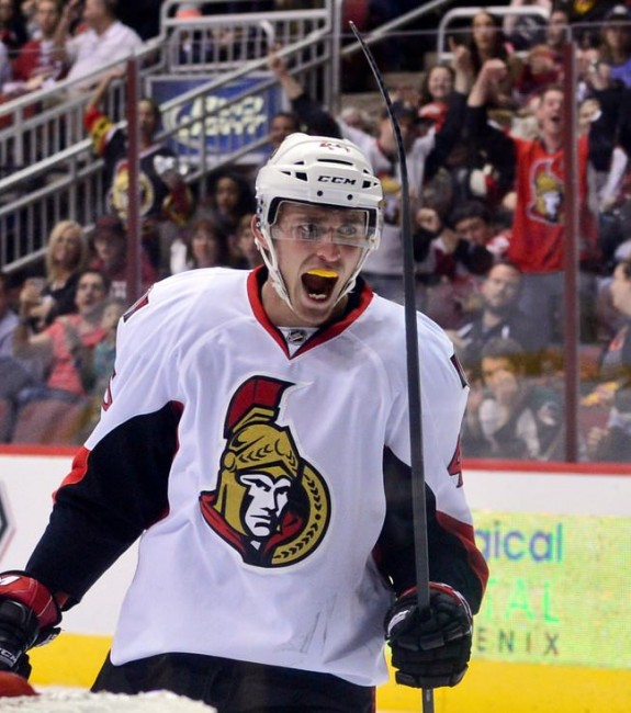 (Matt Kartozian-USA TODAY Sports) Consider Patrick Wiercioch of the Ottawa Senators as a sleeper pick this season. He made big strides last season and finished off on the power play alongside Erik Karlsson in the playoffs. He'll be 25 when the season starts and his career year actually came during the 2012-13 lockout-shortened campaign when Wiercioch produced 19 points in 42 games. You can basically double that for an 82-game season, and I could see him nearing 40 points this season.
