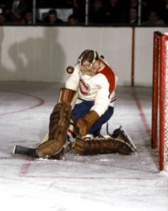 Charlie Hodge, shaky early, was good enough to gain a tied for the Habs