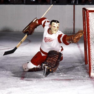 Terry Sawchuk of the Detroit Red Wings.