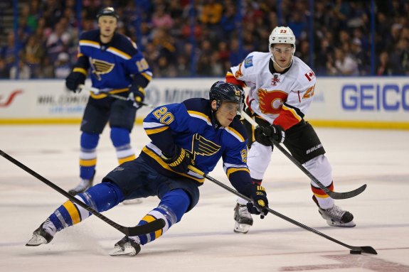 The Steen-Backes-Oshie line has been reunited (Billy Hurst-USA TODAY Sports)