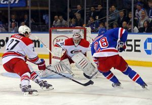 Carolina Hurricanes Anton Khudobin (Adam Hunger-USA TODAY Sports)