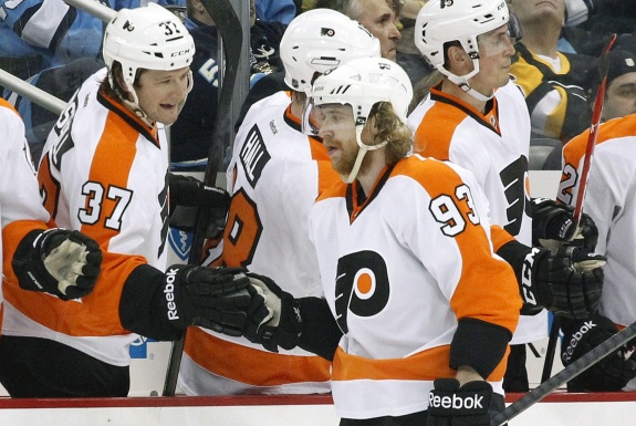 Flyers Backcheck: Jakub Voracek's 13 points through nine games leaves him third in the NHL in points after Tuesday night's overtime win over the Los Angeles Kings. 