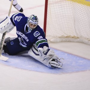 Vancouver Canucks goalie Ryan Miller