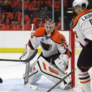 Rob Zepp, goaltender for the Lehigh Valley Phantoms. [photo: Chris Knight]