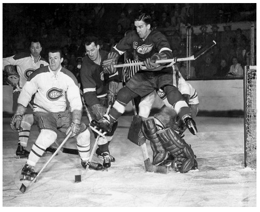 Ted Lindsay of the Detroit Red Wings.