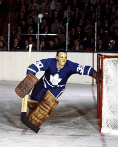 Terry Sawchuk, still unbeaten as a Leaf