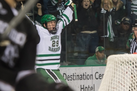 UND forward Bryn Chyzyk, (Eric Classen, UND Athletics)  