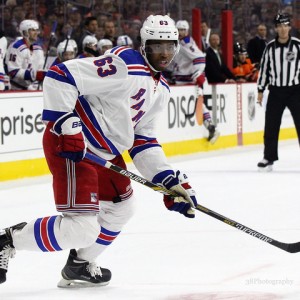 Duclair skated in 18 games with the Rangers this season (Amy Irvin / The Hockey Writers)