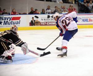 Laganiere is in his second season with the Norfolk Admirals. Photo Credit: (John Wright/Norfolk Admirals)