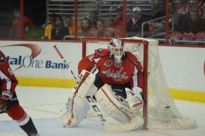 Braden Holtby has stolen games when the Caps have not been at their best. (Tom Turk/THW)