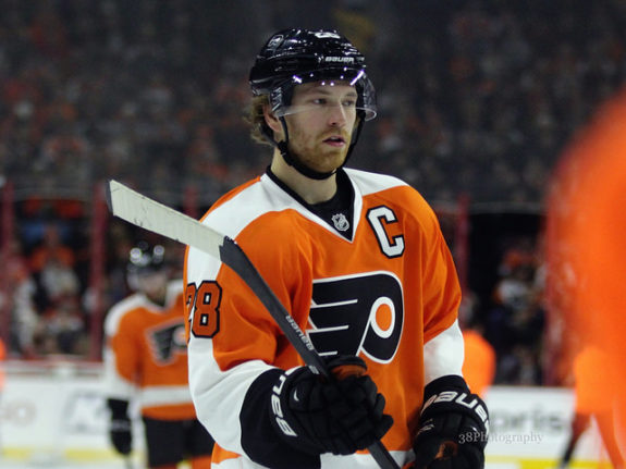 Despite having Claude Giroux in the lineup after a reported lower-body injury, the Flyers yet again followed script at MSG, dropping their ninth straight regular season game on Broadway.