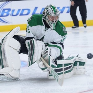 Kari Lehtonen was outstanding in wins over Carolina and Detroit last weekend. (Jayne Kamin-Oncea-USA TODAY Sports)