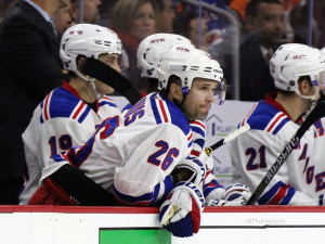 St. Louis is second on the Rangers in scoring behind Rick Nash.  (Amy Irvin / The Hockey Writers)
