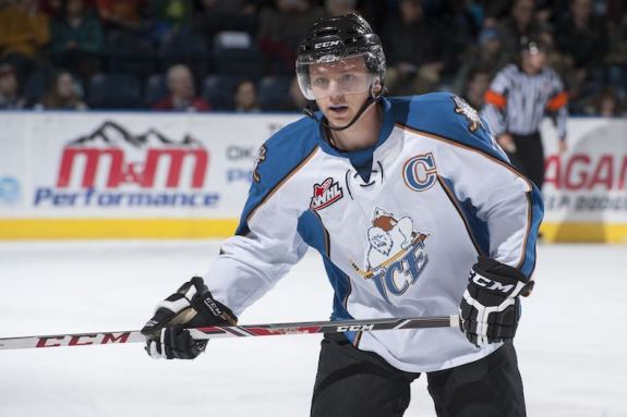 (Photo by Marissa Baecker/Shoot the Breeze) Sam Reinhart of the WHL's Kootenay Ice will be expected to lead the way offensively and is also a candidate to captain Team Canada at the 2015 world juniors.