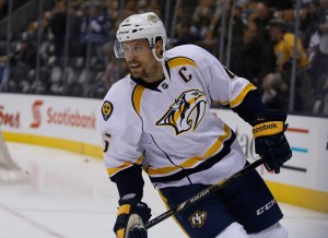 Shea Weber of the Nashville Predators (John E. Sokolowski-USA TODAY Sports)