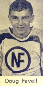 Niagara Falls goalie Doug Favell