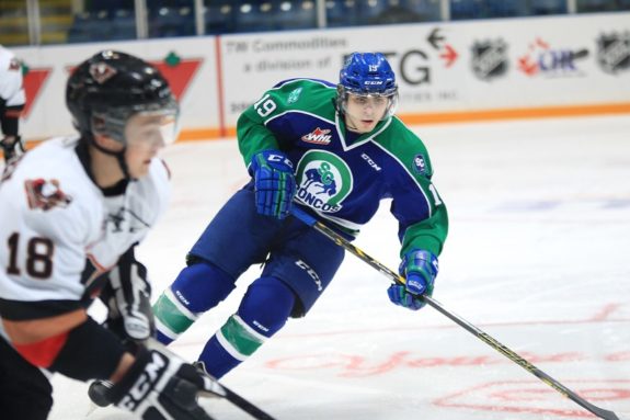 Jake DeBrusk (Credit: Swift Current Broncos)