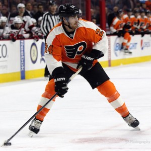 The Philadelphia Flyers hope that Philippe Myers will turn into an undrafted gem like Matt Read. (Amy Irvin / The Hockey Writers)