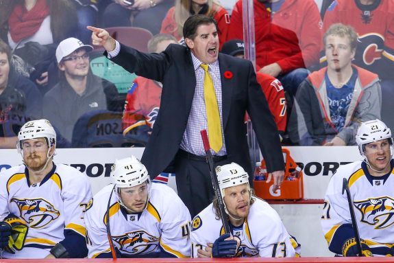 The Flyers against Laviolette: Through 33 games, Peter Laviolette's Nashville Predators lead the league in five-on-five scoring differential. 