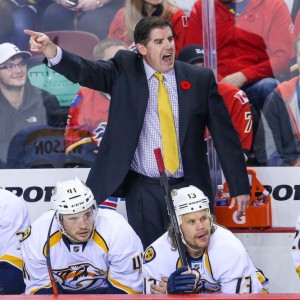 Peter Laviolette of the Nashville Predators