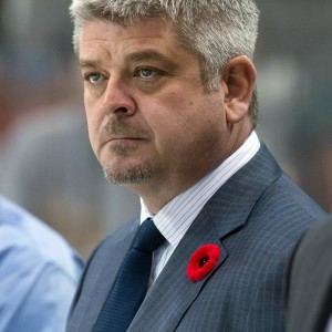 Todd McLellan Coach of the Edmonton Oilers