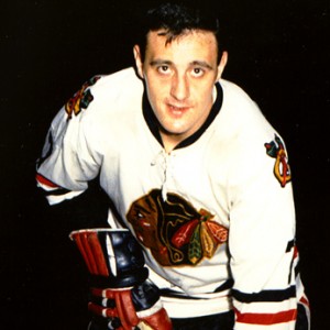 Phil Esposito - two goals for Hawks.
