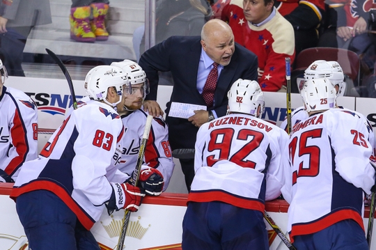 Washington Capitals head coach Barry Trotz.