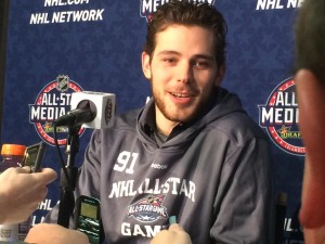 Tyler Seguin turns 23 at the end of January, but is competing in his second NHL All-Star Game (Credit: Alex Busch/Staff)