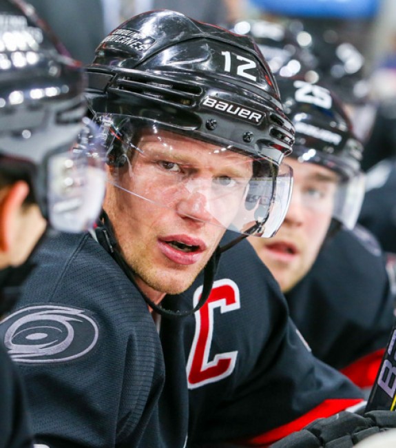 Eric Staal will need a bounce back season in 2015-16 to put himself back among the NHL elite. (Photo Credit: Andy Martin Jr)