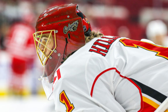 Calgary Flames Jonas Hiller  - Photo by Andy Martin Jr