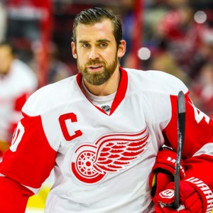 Zetterberg and line mates Abdelkader and Larkin will look to get going against Tampa Bay (Photo Credit: Andy Martin Jr)