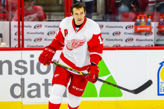 Pavel Datsyuk of the Detroit Red Wings.