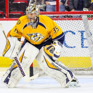 Nashville Predators goalie Pekka Rinne (Photo Credit: Andy Martin Jr) 