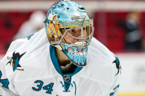 San Jose Sharks goalie Troy Grosenick (Photo Credit: Andy Martin Jr) 