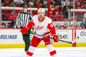 Detroit Red Wings left wing Johan Franzen (Photo Credit: Andy Martin Jr) 