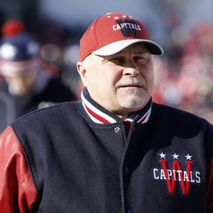 Barry Trotz will have to be patient if he plays Tom Wilson among the top-nine forwards (Geoff Burke-USA TODAY Sports)