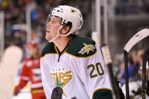 Brett Ritchie skates in Cedar Park, waiting for a call from Dallas.(Michael Connell/Texas Stars Hockey)