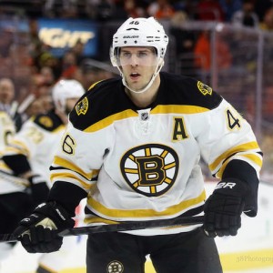 Boston Bruins forward David Krejci