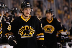 Boston Bruins forward David Pastrnak