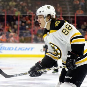 Pastrnak will only get better with increased playing time this season. (Amy Irvin / The Hockey Writers)