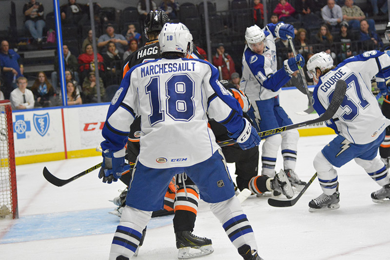 Jonathan Marchessault of the Syracuse Crunch