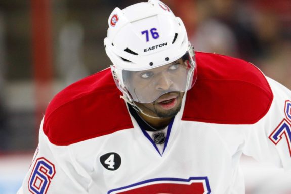 Ex-Montreal Canadiens defenseman P.K. Subban