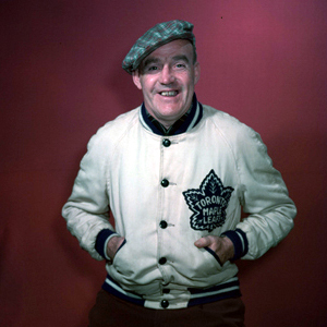 King Clancy handled the bench for Leafs last night.