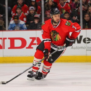 Brent Seabrook takes on some of the toughest assignments on the Blackhawks (Dennis Wierzbicki-USA TODAY Sports)