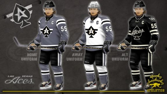 Las Vegas Aces jersey set [photo: sparky chewbarky]