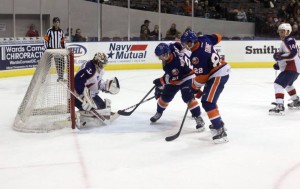 LaBarbera thinks communication between teammates and net minders are crucial to a team's success. Photo Credit: (John Wright/Norfolk Admirals)