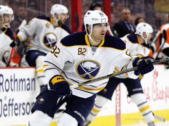 Former Buffalo Sabres forward Marcus Foligno