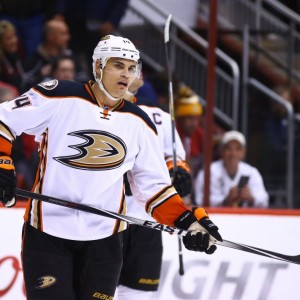 Former-Anaheim Ducks forward Rene Bourque