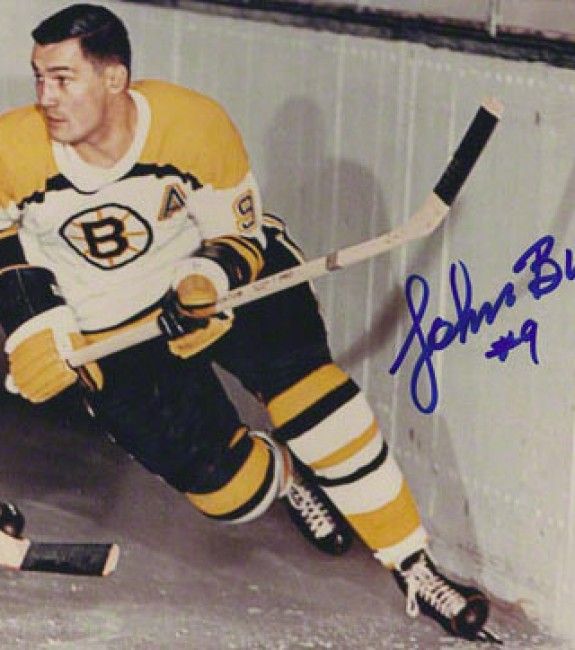 Johnny Bucyk scored his 23rd of the season for Boston.