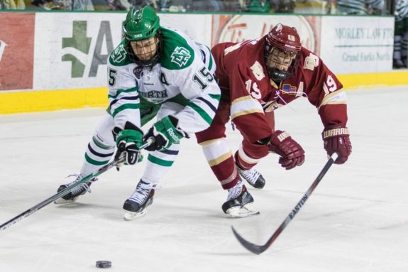 UND forward Michael Parks (Peter Bottini, UND Athletics) 